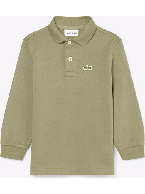 Lacoste 1212 Παιδική Μπλούζα Polo Μακρυμάνικη Khaki 3PJ1542-BMY