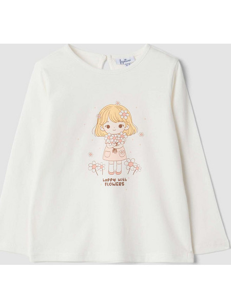OVS BABY T-SHIRTS 2865291-WHITE ALYSSUM OffWhite