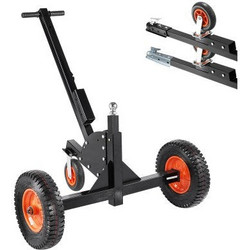 VEVOR Trailer Dolly, 1500lbs Tongue Weight Capacity, 2 in 1 Trailer Mover with 2 in Ball, 16 in Pneumatic Tires and Universal Wheel, Portable Tow Dolly for Moving Car RV Trailer
