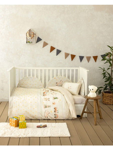 Κουβερλί Κούνιας - Toyland της Nima Bebe 100% Cotton, 144 T.C. Κούνιας 100x140