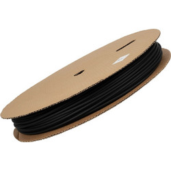 GLOBOSTAR(R) SHRINKTUBE 79816 Θερμοσυστελλόμενο Μακαρόνι Στεγανοποίησης για Neon Flex LED Αδιάβροχο IP65 - Μαύρο Ματ - Μ100 x Π0.4 x Υ0.4cm/Π0.2 x Υ0.2cm