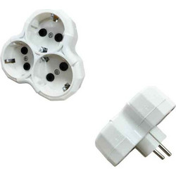 Πολύπριζο αντάπτορας ταφ 3 θέσεων 16Α/250V - Multi-socket adapter taf-0175024-184283