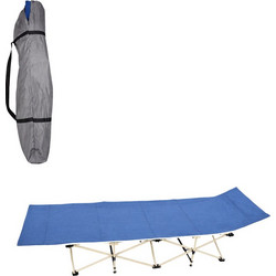 Πτυσσόμενο Κρεβάτι Camping με Τσάντα Μεταφοράς 186cm - Folding Camping Bed with Carry Bag-0176018-222264