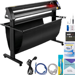 VEVOR Μηχανή Κοπής Βινυλίου, Plotter Βινυλίου 1350mm, Plotter Κοπής με Οθόνη LED, Ημιαυτόματο Ενσωματωμένο Οπτικό Μάτι, Συμβατό με Λογισμικό SignCut για Συστήματα Mac και Windows με Βάση KZFLEXI1350MM