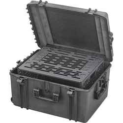 Panaro MAX620H340-RR6U - Αδιάβροχη Βαλίτσα Trolley με Αντικραδασμικό Rack 6U