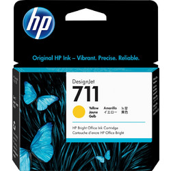 HP 711 Yellow Μελάνι Εκτυπωτή Inkjet CZ132A