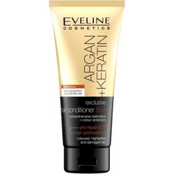 Eveline Cosmetics, Argan & Keratin, Αργκάν λάδι, Κρέμα μαλλιών, Υποστηρίζει την ανάπτυξη των μαλλιών, 200 ml