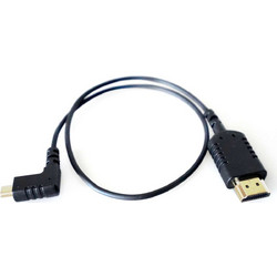 8Sinn Καλώδιο HDMI 2.0 Angle 90 HDMI Male to Micro HDMI Male 0.4m Black
