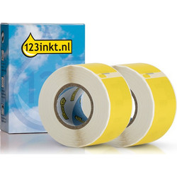 Συμβατές Ετικέτες διευθύνσεων Dymo S0722370 / 99010 Yellow (123ink) 2-pack