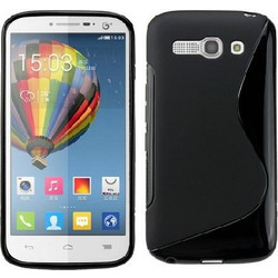 Θήκη TPU GEL S-Line για Alcatel One Touch Pop C9 OT-7047D Μαύρο (OEM)
