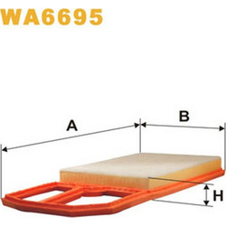 Wix Filters Φίλτρο Αέρα - WA6695