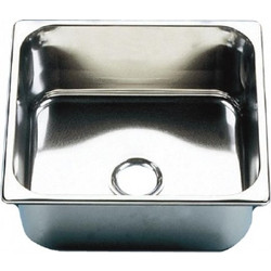 Eval 4445-2 Ένθετος Νεροχύτης Inox Αντιστρεφόμενος 30x33cm