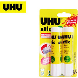 ΚΟΛΛΑ UHU STIC 21gr ΚΑΡΤΕΛΑ 2 Τεμαχίων, U10620