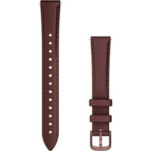Band for Lily 2 Black Leather with Cream Gold, Garmin