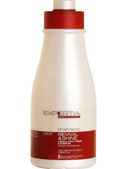 Farcom Expertia Repair Revival Shine Σαμπουάν για Προστασία Χρώματος & Επανόρθωση για Βαμμένα Ξηρά & Ταλαιπωρημένα Μαλλιά 1500ml