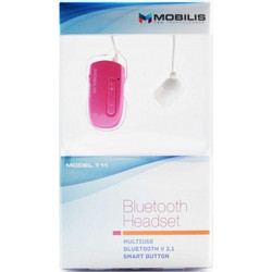 Mobilis T11 Ακουστικό Bluetooth In Ear Πέτου Pink