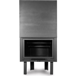 Warm W 80 BD Ενεργειακό Τζάκι Καλοριφέρ Ξύλου Ίσιο 30.1kW