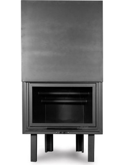 Warm W 80 BD Ενεργειακό Τζάκι Καλοριφέρ Ξύλου Ίσιο 30.1kW