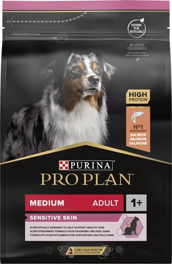 Pro plan medium 2024 adult sensitive skin optiderma