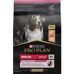 Purina Pro Plan Medium Adult Sensitive Skin Optiderma 3kg