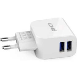Ldnio Φορτιστής Χωρίς Καλώδιο με 2 Θύρες USB-A White DL-C56