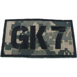 King Arms Seal Team GK7 Callsign Embroidery Patch - ACU