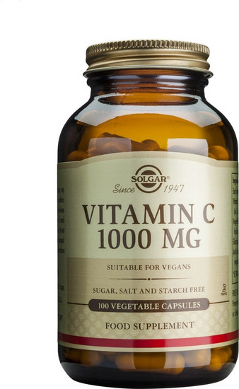 Βιταμίνες Solgar Vitamin C 1000mg 100 Κάψουλες