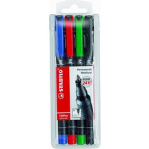 ΜΑΡΚΑΔΟΡΟΙ STABILO OHP M SET/4 01843004