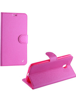 Volte-Tel Silk Leather-TPU Book Stand Θήκη Pink (Huawei Y3 II)
