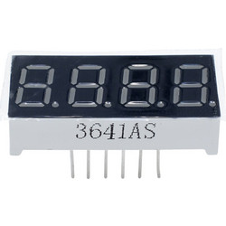 7-Segment 4 Digit Red Led Display - Common Anode 0.36"