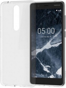 Θήκη Nokia 5.1 Σιλικόνης TPU - 4649 - Διάφανο - OEM