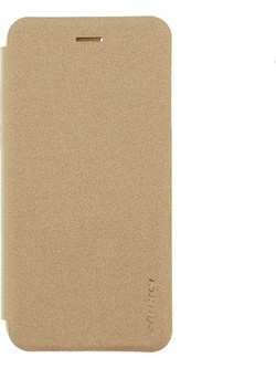 Θήκη Nillkin Sparkle Folio για Apple iPhone 7, 8 Flip cover Gold 31742