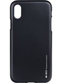 Θήκη Mercury Jelly για Apple iPhone X, XS Back Cover Black