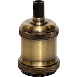 ΝΤΟΥΙ ΑΛΟΥΜΙΝΙΟΥ E27 ANTIQUE BRASS VK/03051/ABS