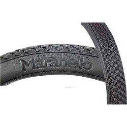 Καλυμμα Τιμονιου Maranello Φ33/37 Μαυρο Μαυρη Ραφη