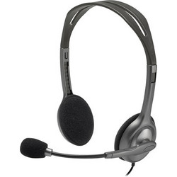Logitech H111 On Ear Ακουστικά Υπολογιστή με Μικρόφωνο & 3.5mm Jack