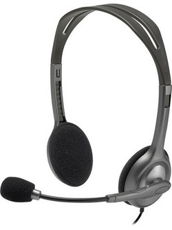 Logitech H111 On Ear Ακουστικά Υπολογιστή με Μικρόφωνο & 3.5mm Jack