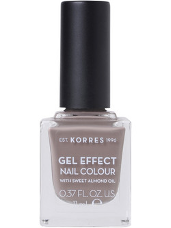 Korres Gel Effect 95 Stone Grey Gloss Βερνίκι Νυχιών Μακράς Διαρκείας 11ml