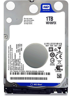 Western Digital Blue 1TB HDD Σκληρός Δίσκος 2.5" Sata 3 5400rpm με 128MB Cache