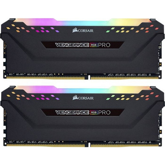 Corsair Vengeance RGB Pro 16GB (2X8GB) DDR4 RAM 3200MHz Black