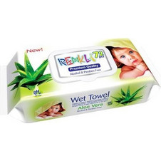 Renkly Μωρομάντηλα Χωρίς Οινόπνευμα & Parabens με Aloe Vera 72τμχ