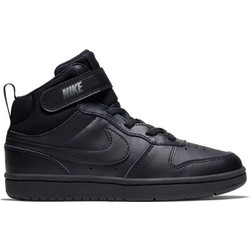 Nike Court Borough 2 MID Παιδικά Sneakers Μποτάκια Μαύρα CD7783-001