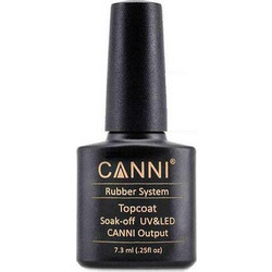 Canni Rubber Top Coat Ημιμόνιμο Βερνίκι Νυχιών 7.3ml