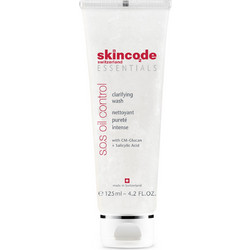 Skincode S.O.S Oil Control Clarifying Wash Gel Καθαρισμού Προσώπου για Ακμή 125ml