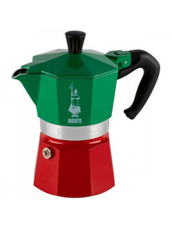 Bialetti Moka Express Tricolore Μπρίκι Espresso 3Cups Πολύχρωμο