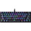 Motospeed CK61 Μηχανικό Gaming Πληκτρολόγιο 60% με Outemu Blue Διακόπτες RGB Black