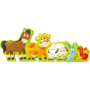 Παιδικό Puzzle Hape Numbers & Farm Animals 10 Κομμάτια