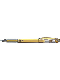 Pentel Slicci Metallic Gold Στυλό Gel 0.8mm Χρυσό