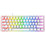Razer Huntsman Mini Mercury Μηχανικό Gaming Πληκτρολόγιο 60% με Razer Clicky Optical Διακόπτες RGB White