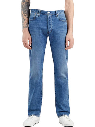 Levi's 501 Original Ανδρικό Τζιν Παντελόνι Κανονική Εφαρμογή Μπλε 00501-3220